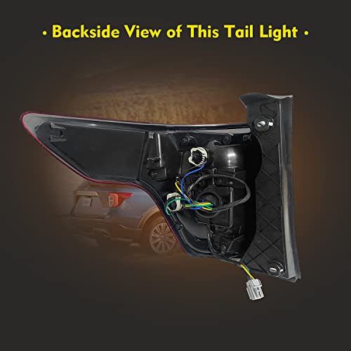 Fo2801251 Passenger Side Tail Light For Ford Explorer 2016 2017 2018 2019 Rear Brake Lamp Fb5Z13404F Fb5Z13404G Fb5Z13404H Fb5Z13404K Fb5Z13404A #TOP2