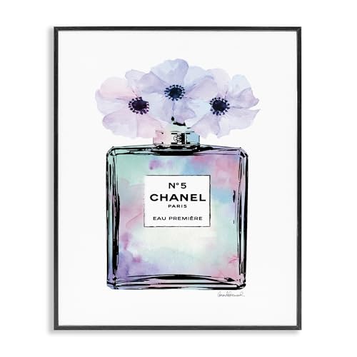 Glam Purple Flower Perfume, 11 x 14 Inch Framed Giclée Print