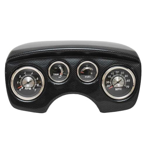 Lowe Boat Dash Panel | w/Veethree Sterling Gauges