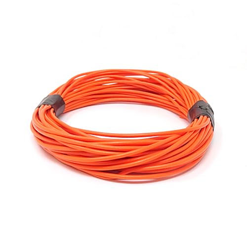 DBG 0.75mm² Automotive Cable – 18 AWG Single Core Thin Wall PVC Wire, 14A Current Rating, Flexible, Ideal for Auto, Marine, and DIY Electrical Applications (Orange, 100 Metre)