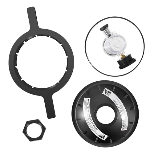 sixcow Complete 154856 8-1/2" Black Buttress Thread Closure Kit, Replacement for Pentair Triton II TR100/TR140, TR100C/TR140C, Triton C-3 Pool & Spa Filters by sixcow - Image 3