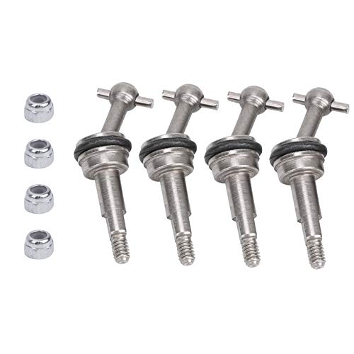VGEBY RC Joint Shaft 4pcs 1/28 Metal Drive Shaft Transmission Upgrade Parts for Wltoys K969 K979 K989 K999 P929 P939 RC Car Accessory