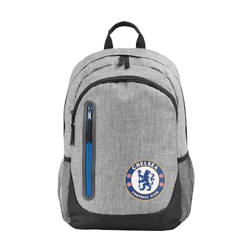 FOCO Mochila gris con licencia oficial del Chelsea FC