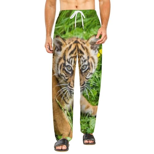 Bas de pyjama femme long Petit Mignon en taille S | Pantalon de nuit noir confortable