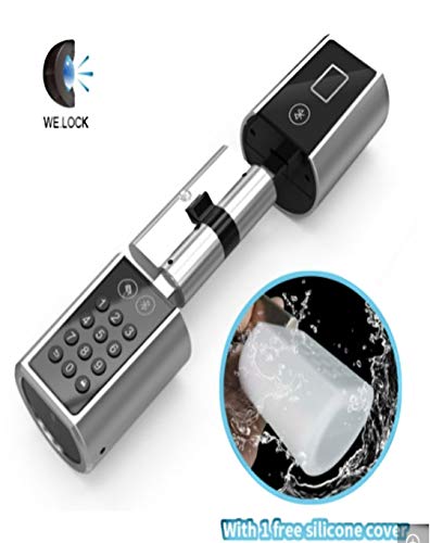 Preisvergleich Produktbild Elektronisches Schloss öffnet mit Handy-App / biometrischer Fingerabdruck / für Wohnungen - Hotel - B&b Smart Home / Fingerabdruck und Bluetooth / Self Check-in Smart Door Lock Keyless