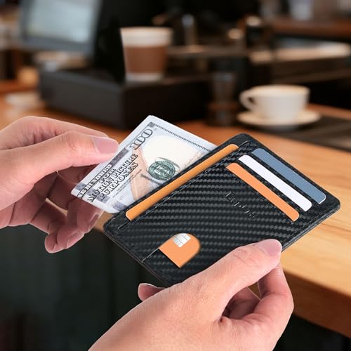 Espera Slim Minimalist Front Pocket Wallet for Men, RFID Blocking Credit Card Holder, Thin - image 6