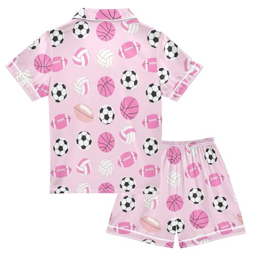 Leopard Pink Summer Pajamas Shorts Set Purple Satin PJ Sets for Pj2
