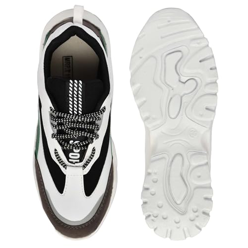 Image of SUSON Women's Synthetic Leather Sneakers Shoes