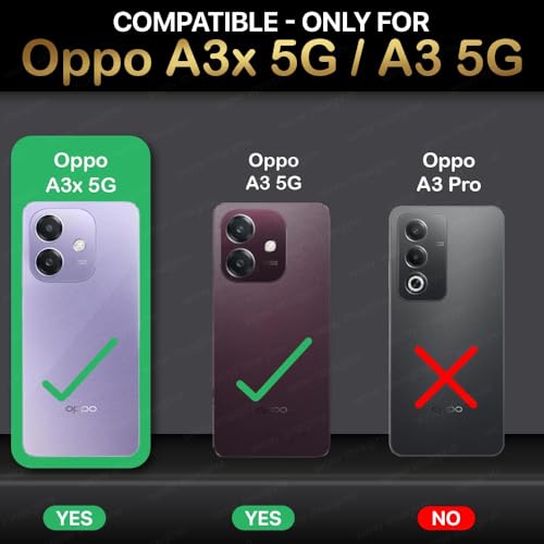 Image of WOW IMAGINE Transparent Back Cover Case for Oppo A3x 5G | A3x 4G | A3 5G | Raised Bumps for Full Device & Camera Protection Shockproof TPU Silicone Back Case Mobile Cover - Transparent