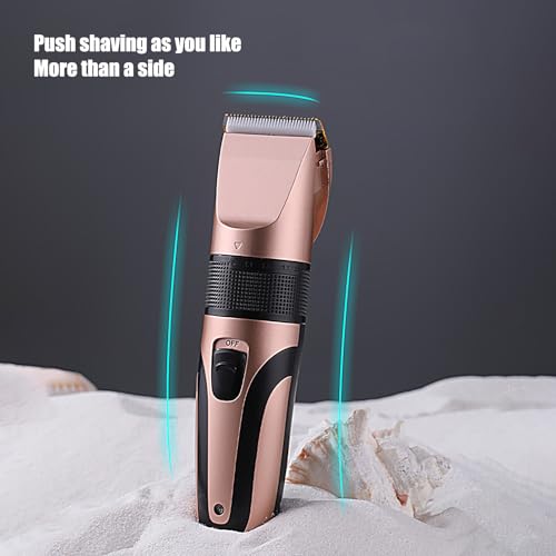 Cortapelos inalámbrico profesional, recortadora de barba recargable y afeitadora USB 5
