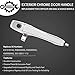 Gledewen Exterior Door Handle, Compatible with 2005-2010 Chrysler 300 300C, 2005-2008 Dodge Magnum, 2007 Charger, Outside Front Left Driver Side ?Replaces# CH1310142, 4589009AD Outer Handle