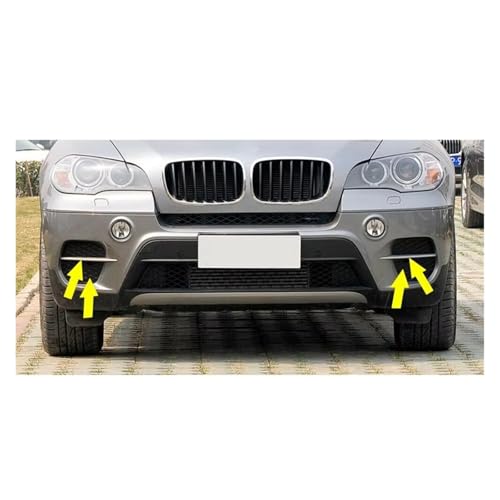 Cubiertas de rejilla de parachoques delantero para X5 E70 de 2011 a 2013 (1 par) 5