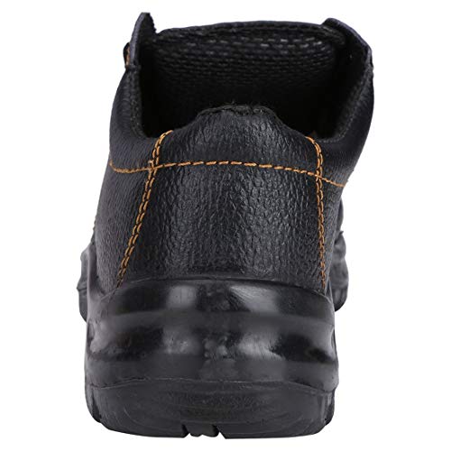 ACME-Gravity-Mens-Leather-Closed-Toe-Black-Safety-Shoes-Size-42
