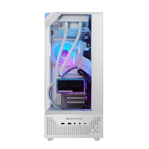 Image of iBUYPOWER Element Pro Gaming PC Desktop Computer AMD Ryzen 7 9800X3D CPU, NVIDIA GeForce RTX 5070Ti 16GB GPU, 32GB DDR5 RGB 5200MHz RAM, 2TB SSD, Windows 11 Home, Gamer Keyboard and Mouse -EPWA7N57T01
