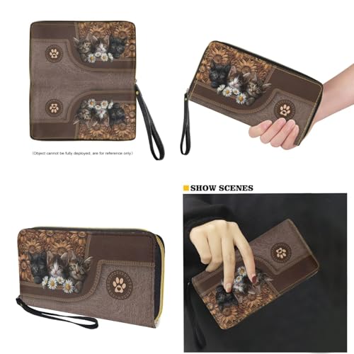 Womens Wallet and Purse Set Tote Bag Hobo Shoulder Handbag with Matching Purse Pu Leather Top Handle Handbag4