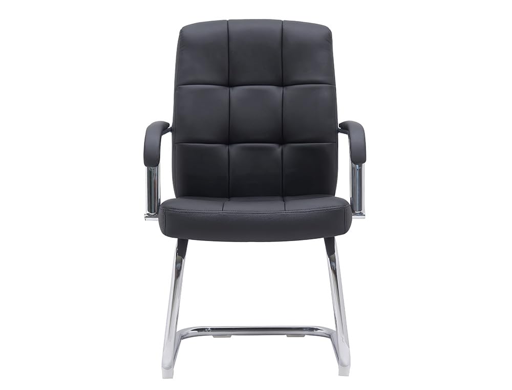 Chaise de bureau similicuir noir Q-Connect pour télétravail efficace