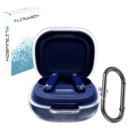 LIRUWECH for Soundcore P40i�P�[�X �N���A TPU�f�� �A���J�[�T�E���h�R�A p40i�ی�J�o�[ Soundcore P40i �A�N�Z�T���[ �����h�~ �L�Y�h�~ �ϏՌ� �����[�d�\ �h�� �h�o �J���r�i�t�� ����