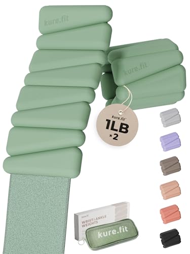 Image of Pilates Weight | Wrist & Ankle Weights for Women | Weighted Bangles | 1LB / 2LB Each (Set of 2)