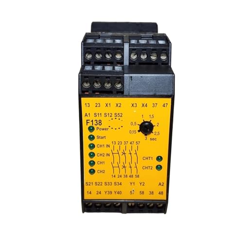 Relais de sécurité F138Ax231 évitez les pannes électriques 24V AC/DC
