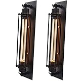 wandlampe vintage industrie 【Erstaunliche Erfahrung】Wandleuchte, die über dem Kamin, neben dem Fernseher, an der Wand des Wohn- / Esszimmers / Schlafzimmers neben dem Kosmetikspiegel warmes Licht und Dekor hinzufügt, auch für Foyer, Treppe, Bar, Restaurant, Café, Hotel und Büro etc.