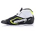 Produktbild ALPINESTARS TECH-1 K V2 Schuhe  Schwarz/Weiß/Gelb  9