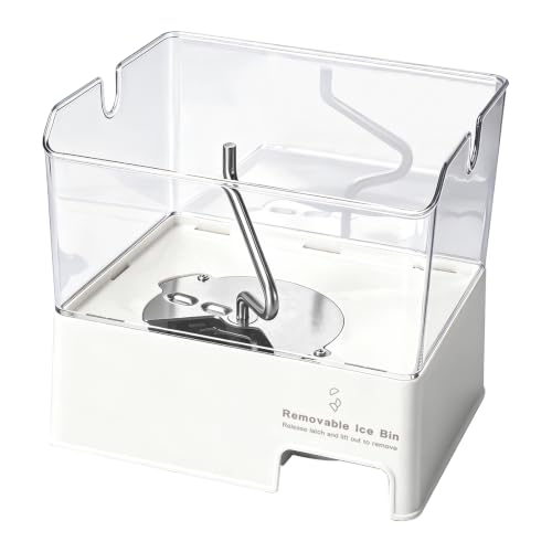 W10347093 Ice Bin Compatible with Whirlpool Maytag Refrigerator Ice Bucket | Fits WRF736SDAM14,WRF757SDHZ03,WRF767SDHZ04 Refrigerator;Replaces part number WPW10347093, W10347093, AP6020018,PS11753329