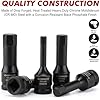 CASOMAN 1/2" Drive Master Impact Hex Bit Set, Hex Driver, SAE/Metric, 1 ...