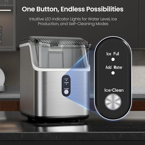 Kismile KM-FBA-15NB Nugget Ice Makers Countertop thumb #3