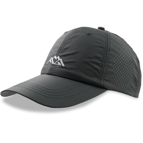 Himozoo Schnelltrocknende Laufmützen, Kühlende, Atmungsaktive Baseballkappe, Dad Truck Hat Mit Berggipfel-Stickerei Für Den Außenbereich, Stretch-Laufmütze Mit Weicher