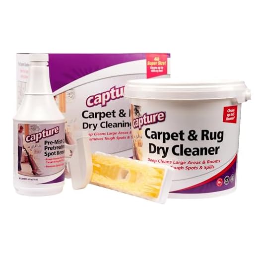 Capture Carpet Total Care Kit 400 - Home Couch and Upholstery, Car Rug, Dogs & Cats Pet Carpet Cleaner Solution - Strength Odor Eliminator, Stains Spot Remover, Non Liquid & No Harsh Chemical