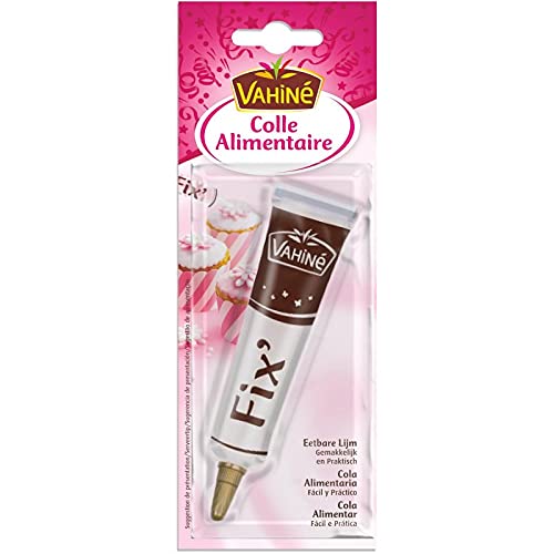 Vahiné Colle Alimentaire 23g - L'Indispensable pour vos Créations Sucrées - Préparation Gâteaux & Décorations - Marque de Confiance en Pâtisserie - Le Lot De 3