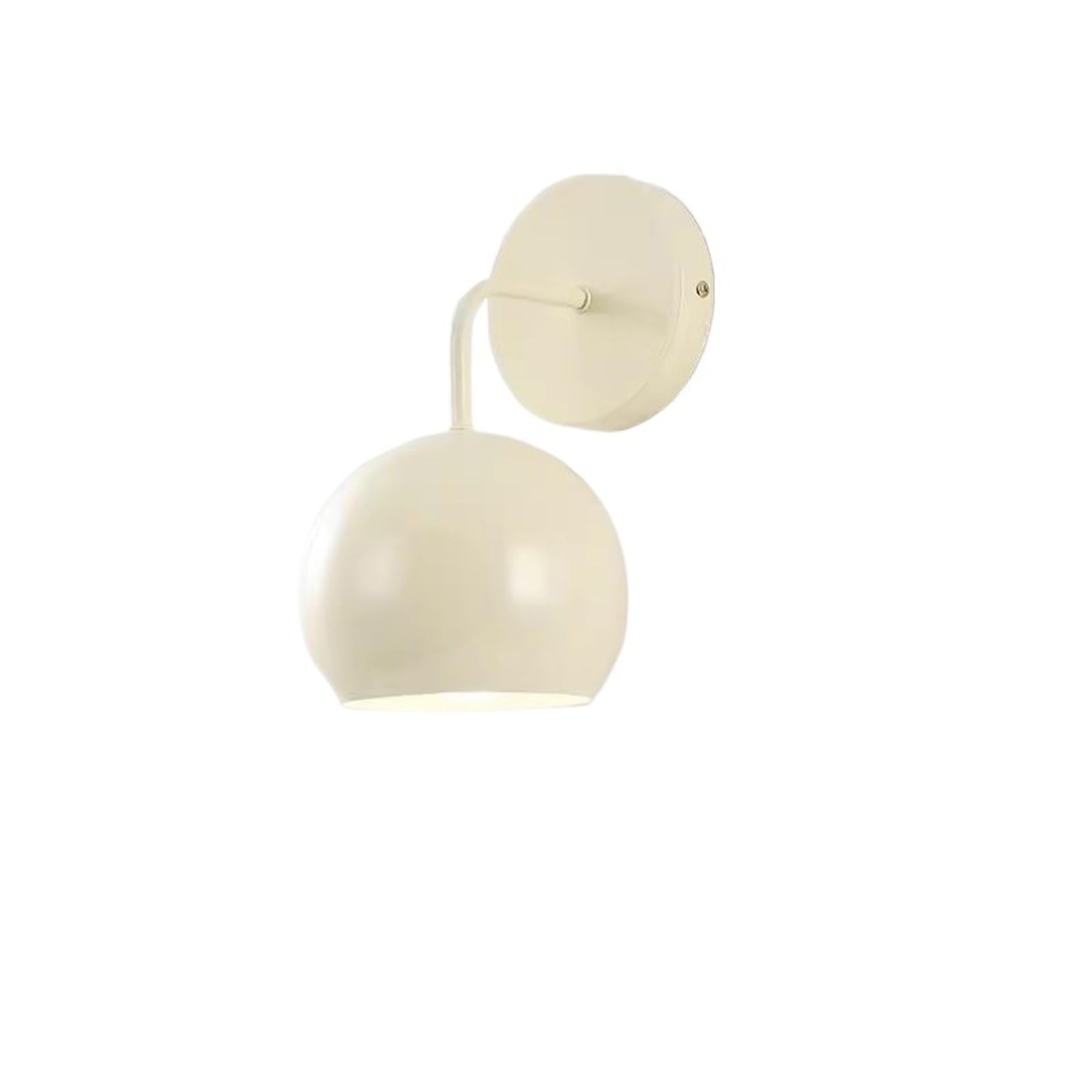 CUDTAPI Nordic Macaroon Wall Lamp Modern LED Wall Light For Besides Porch Hotel Reading Home Decora Wall Sconce Headboard Lights(Warm light,White1)