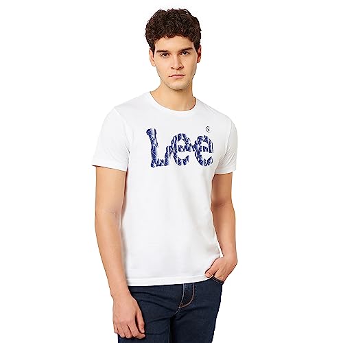 Image of Lee Men's Solid Crew Neck Slim Fit T-Shirt