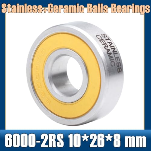 Roulement 6000-2RS en céramique et acier inoxydable haute précision - 3