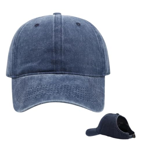 Casquette brodée marine style citadin au design soigné pour homme et femme