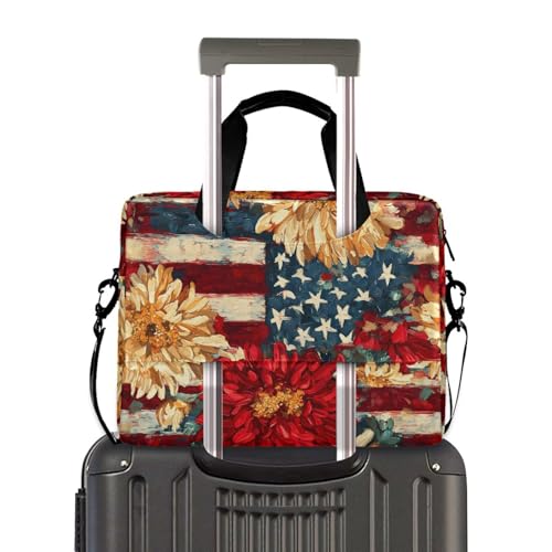Bolso bandolera para laptop rojo compatible hasta 15.6" miniatura 2