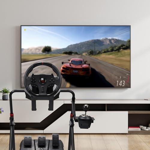 Support pour volants pédalier Subsonic Superdrive compatible Logitech Thrustmaster - 5