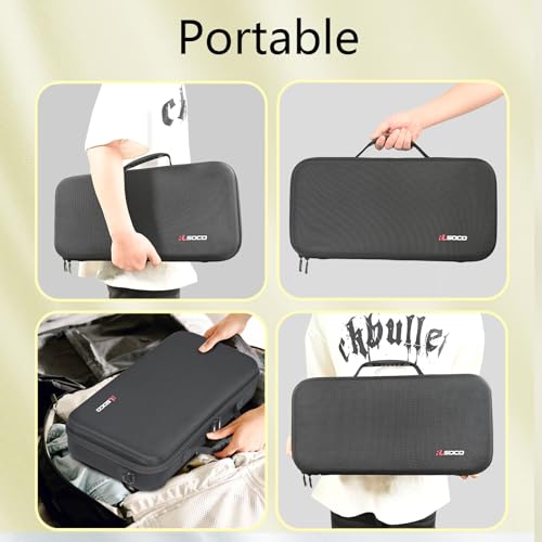 Pickleball Paddles Bag, Pickleball Hard Cover Case for OXIKEN/VITALUXE/YC DGYCASI/Onix/BOOMA Pickleball Paddles, Fits for 2 Paddles, 4 Balls and Paddle Erasers - Black (Bag Only) by RLSOCO - Image 6