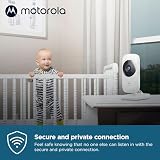 Motorola Nursery VM482 - Elektroniczna niania - Kolorowy ekran 6.1 cm - Noktowizor na podczerwień - Zoom cyfrowy - Temperatura - Biały
