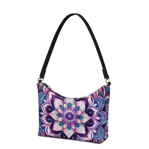 Image of Handbag for Women Leather Underam Shoulder Bag with Zipper Fashion Work Purse Waterproof Travel Wallet