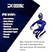 DALLX MMA Grappling Dummy BBJ Wrestling Brazilian Jiu Jitsu Punching Bag Judo Karate Throwing Boxing Fighting Dummy Self Defense Sitting Position – UNFILLED (Blue White, 4FT)