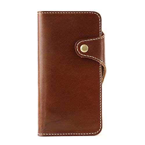 [Native Creation] iPhone�p 5~16�P�[�X �S�@�� 9�F �X�}�z�P�[�X �蒠�^ �{�v �Ȗ؃��U�[ ���{�� (DARK-BROWN, ipone�p_13mini)