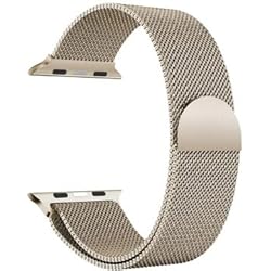 Sensor Magnetico Metalico IMKRC Correas magnéticas de metal para relojes inteligentes, correas de reloj de acero inoxidable compatibles con Apple Watch, Large Size 42/44/45mm, Acero inoxidable