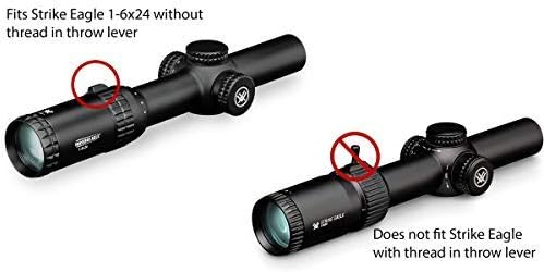 Scope Throw Lever for Vortex Strike Eagle 1-6x24 Old Version Without Thread in Lever (See Picture)