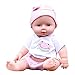 Fangteke Muñeca Juguete, Juguetes de Bebé Realistas de Vinilo Suave para Niños Niñas 30 Cm