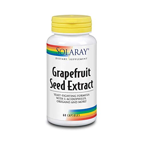 Solaray Cápsulas Extracto de Semilla de Pomelo, 250mg, 60 unidades