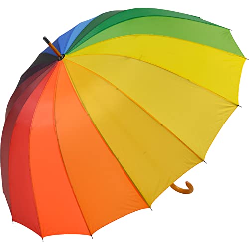 Parapluie arc-en-ciel Falcone multicolore à ouverture automatique