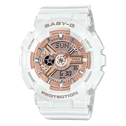 Casio Reloj Analógico-Digital para Mujeres de Cuarzo con Correa en Plástico BA-110X-7A1ER