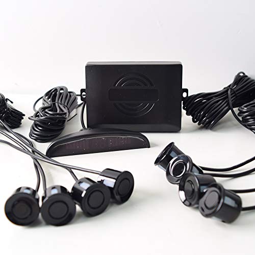 Cocar Backup Parking Radar System, 8 Black Color Parking Sensors Distance Detection & Sound Alert, Waterproof Reverse Parking Sensors for Car Auto Vehicle Truck RV Camper Van (Black) - Thumbnail 5