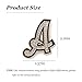 Letter Brooches and Pins for Women A-Z Initial Brooch Pins for Socks Backpacks Crafts Fashion Crystal Rhinestone Initial Pins Trendy Custom Jewelry for Men Women